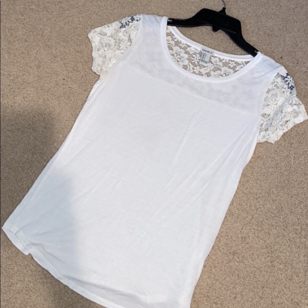 Whites laced top